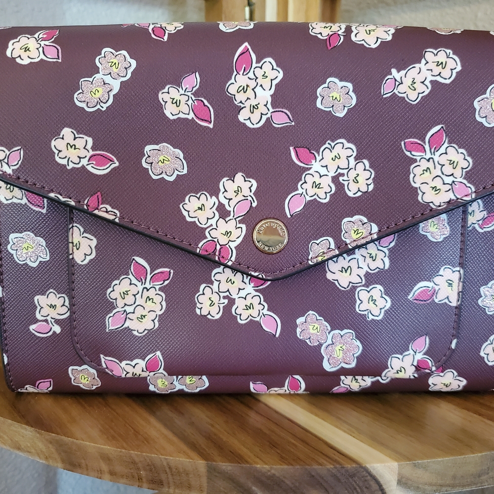 NWT Floral Women's Bag in Purple